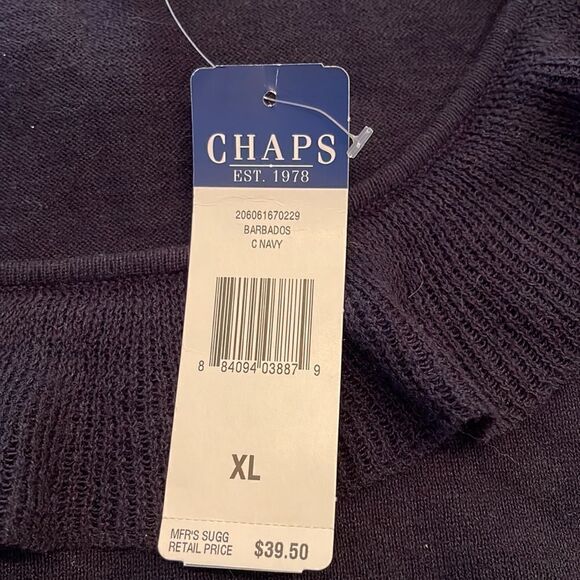 CHAPS Summer Sweater Tank Top Barbados *NWT* - Picture 3 of 10